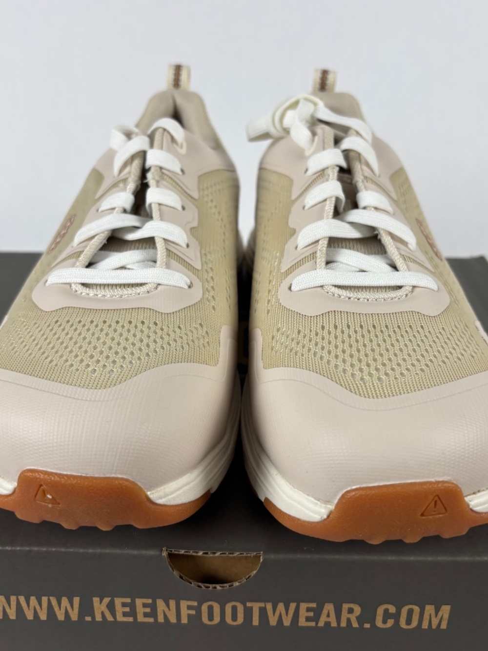 KEEN, Utility, Sparta 2, Industrial, Work Shoes Women's Cream Alloy Toe Size 8.5 - Picture 4 of 13